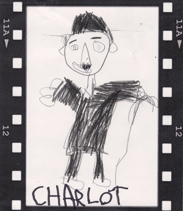 Affiche de Charlot réalisée par les enfants